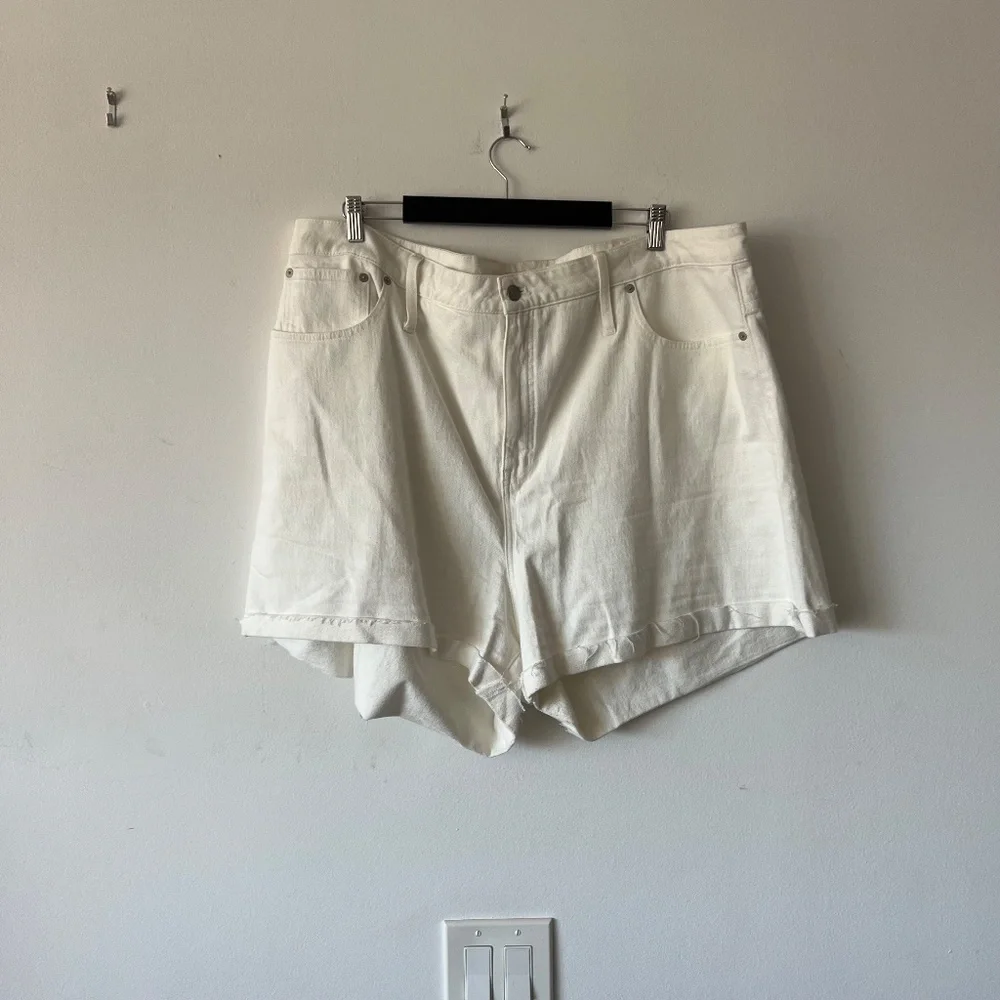 Madewell Curvy High-Rise Denim Shorts size 37 - Picture 6 of 11